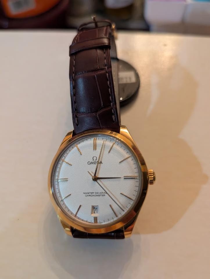 Omega De Ville Trésor Bought new in 2016 , never worn , includes box and papers .