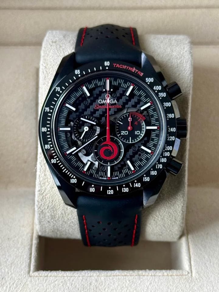 Omega Speedmaster Dark Side Of The Moon 'Alinghi' Unworn serviced by omega in 12-2025