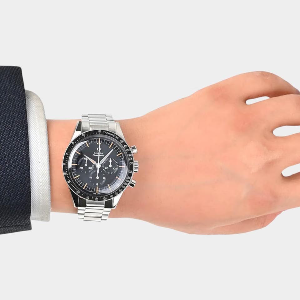 Omega Speedmaster First Omega in Space / Blue-Grey / 39.7 mm / Box&Papers / 310.30.40.50.06.001