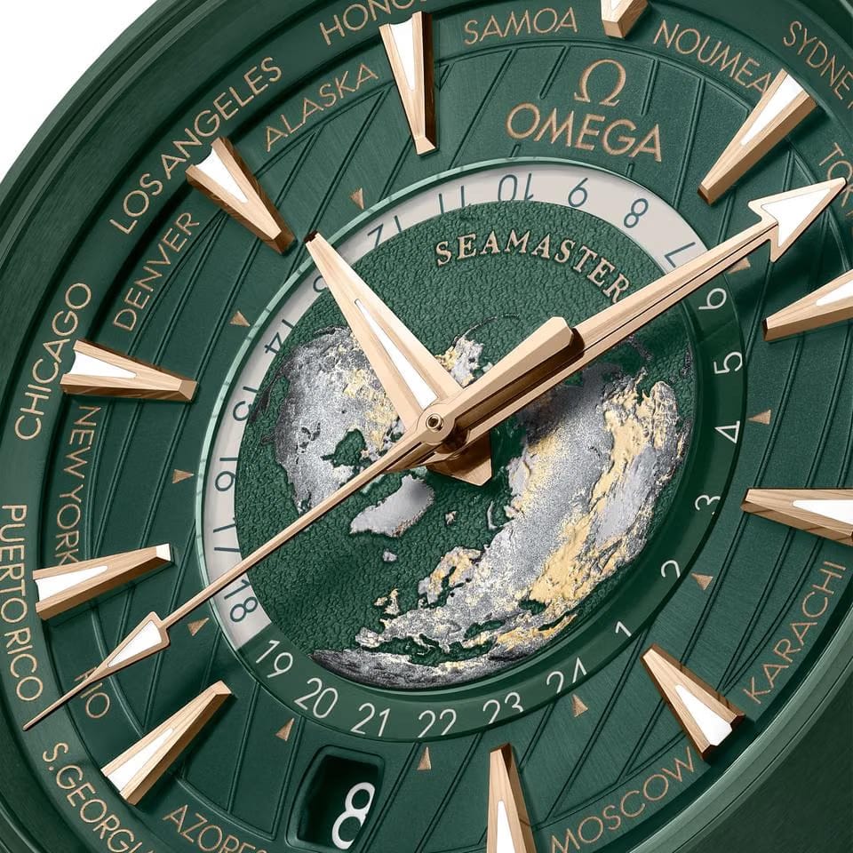 Omega Seamaster Aqua Terra Worldtimer150m Co‑axial Master Chronometer Gmt Unworn 2026 / 220.30.43.22.10.001