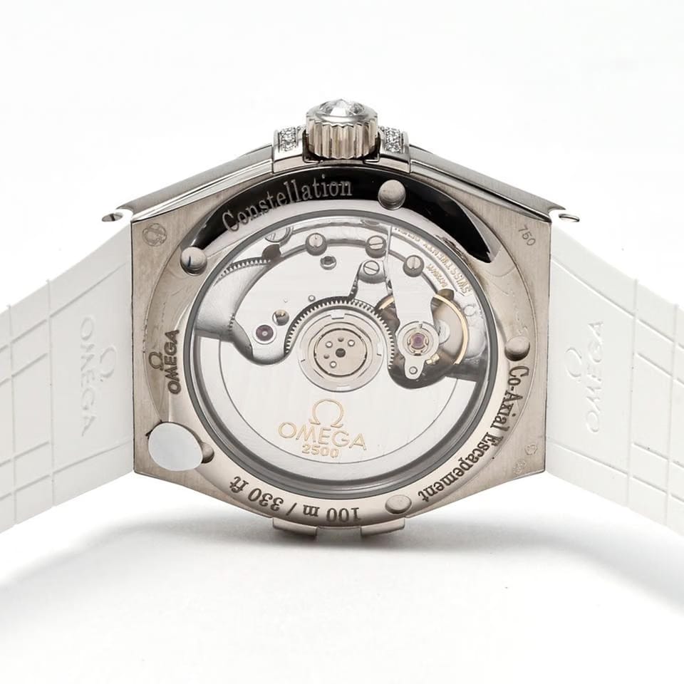 Omega Constellation Ladies123.57.35.20.55.005 Automatic White Gold New