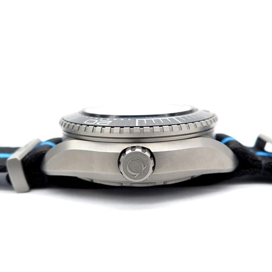 Omega Seamaster Ultra Deep 6000 MPlanet Ocean Ultra Deep 6000m Titanium on NATO