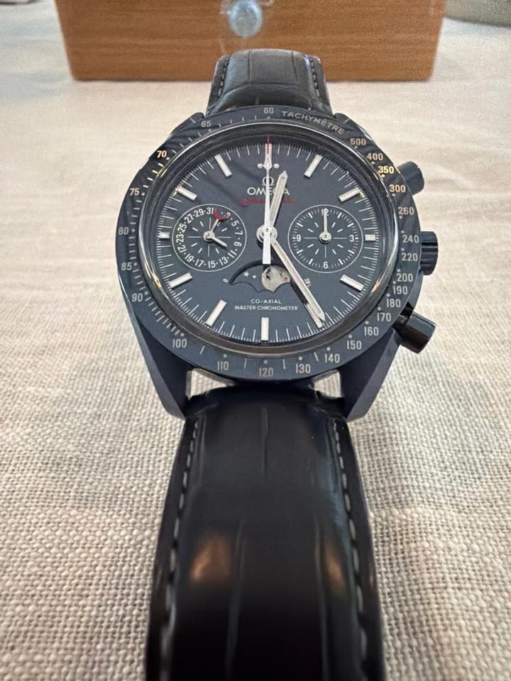 Omega Speedmaster Moonphase Moonwatch Parfait etat set complet facture et documents Omega
