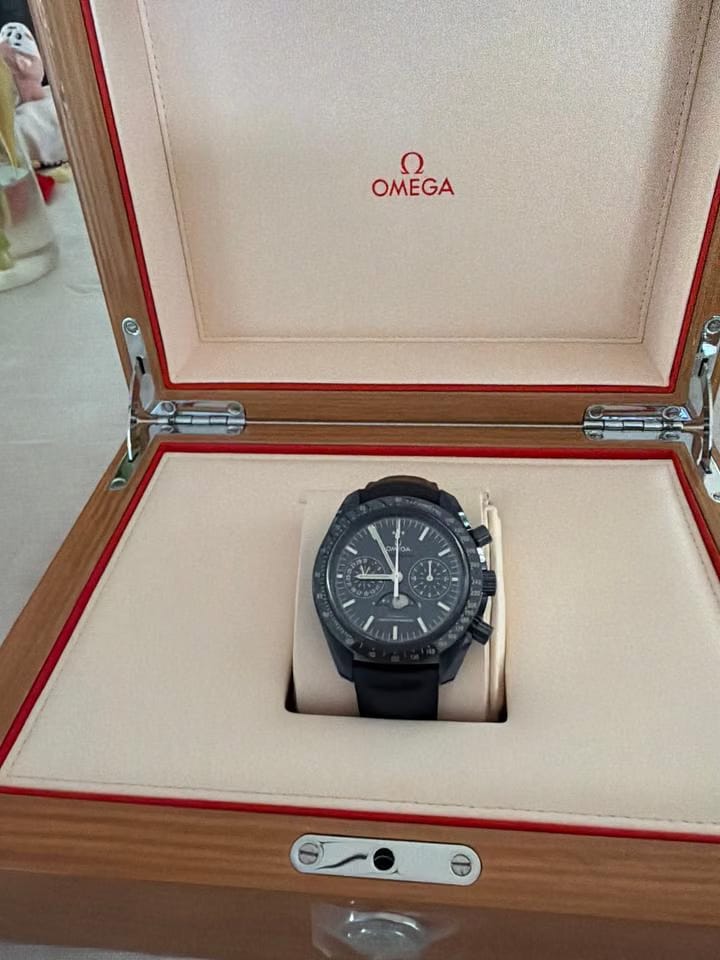 Omega Speedmaster Moonphase Moonwatch Parfait etat set complet facture et documents Omega