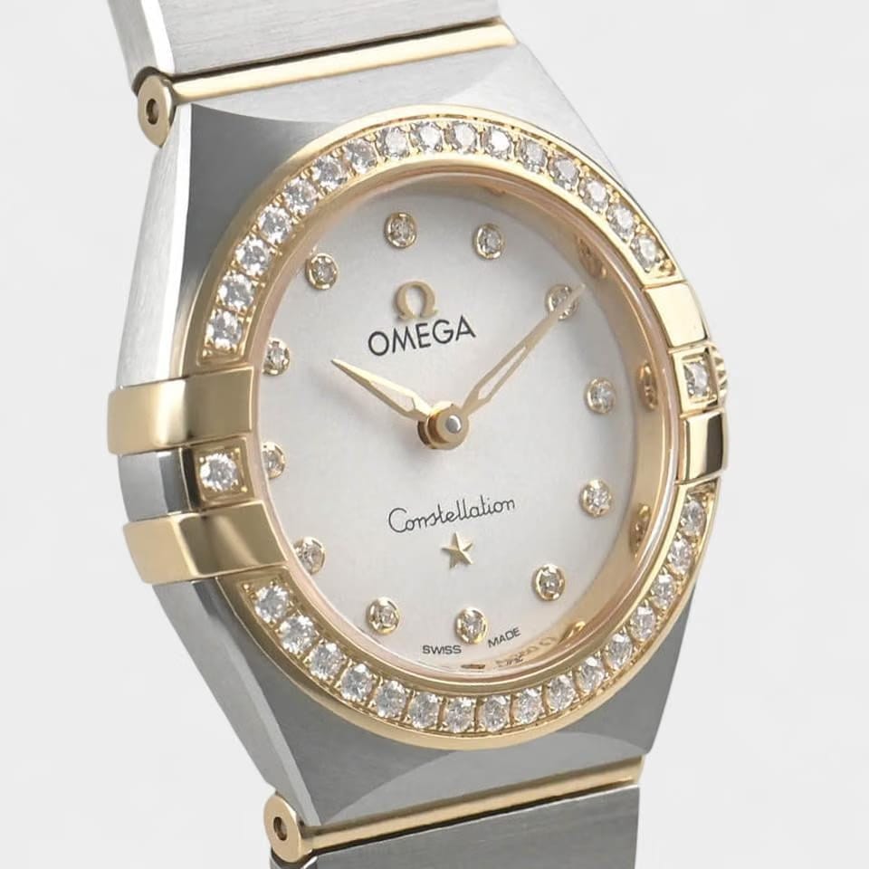 Omega Constellation Ladies Co-Axial Chronometer Steel&Yellow gold / 35 mm Box&Papers 123.25.35.20.52.002