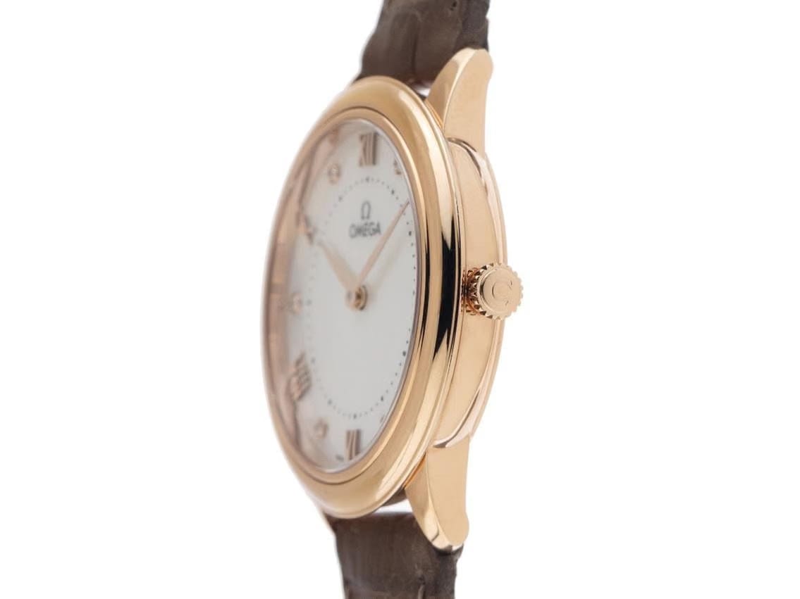 Omega De Ville Prestige Ref.434.53.30.60.55.001 2025 Full Set Ungetragen De Ville Prestige 18kt Sedna™-Gold Diamanten Perlmutt