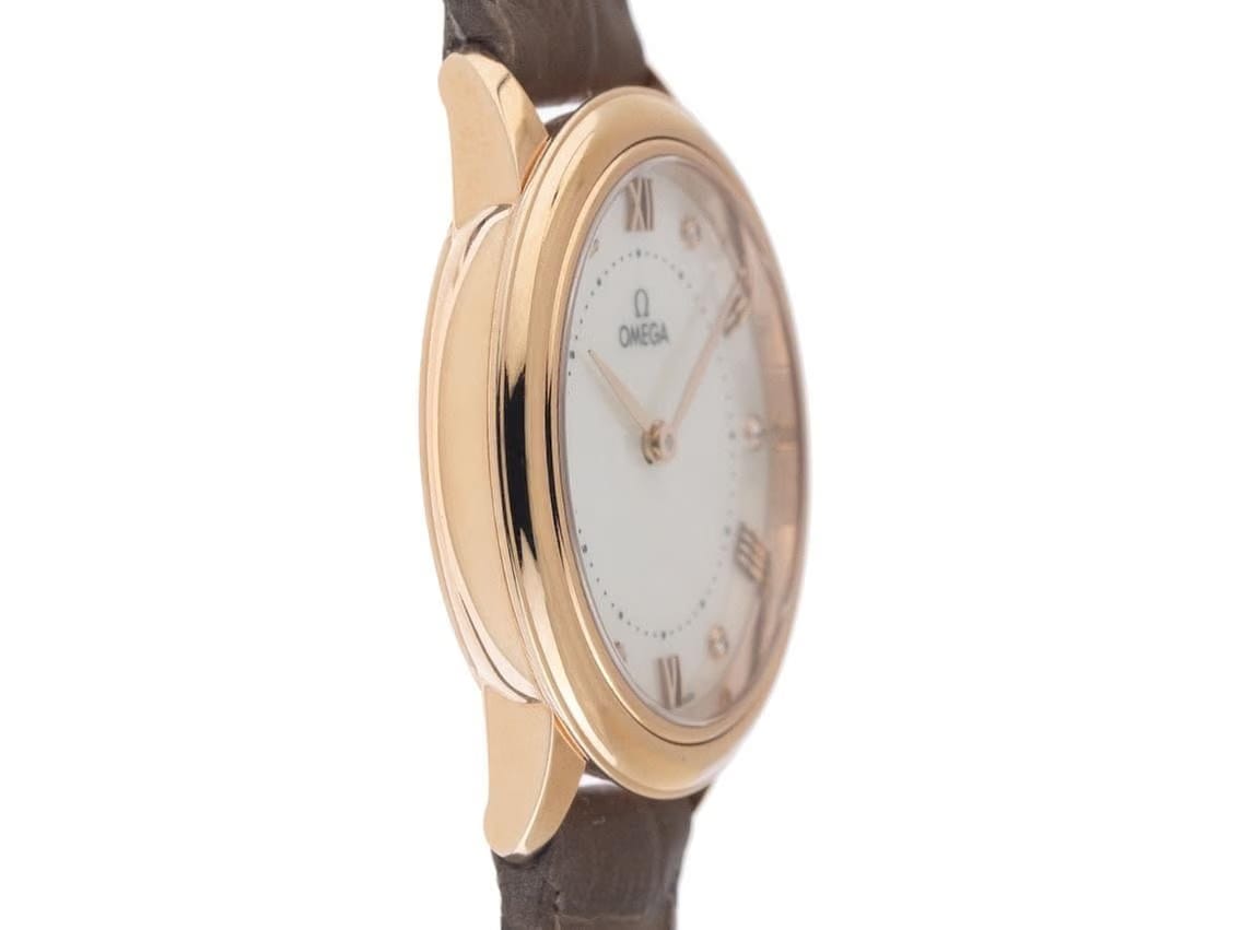 Omega De Ville Prestige Ref.434.53.30.60.55.001 2025 Full Set Ungetragen De Ville Prestige 18kt Sedna™-Gold Diamanten Perlmutt