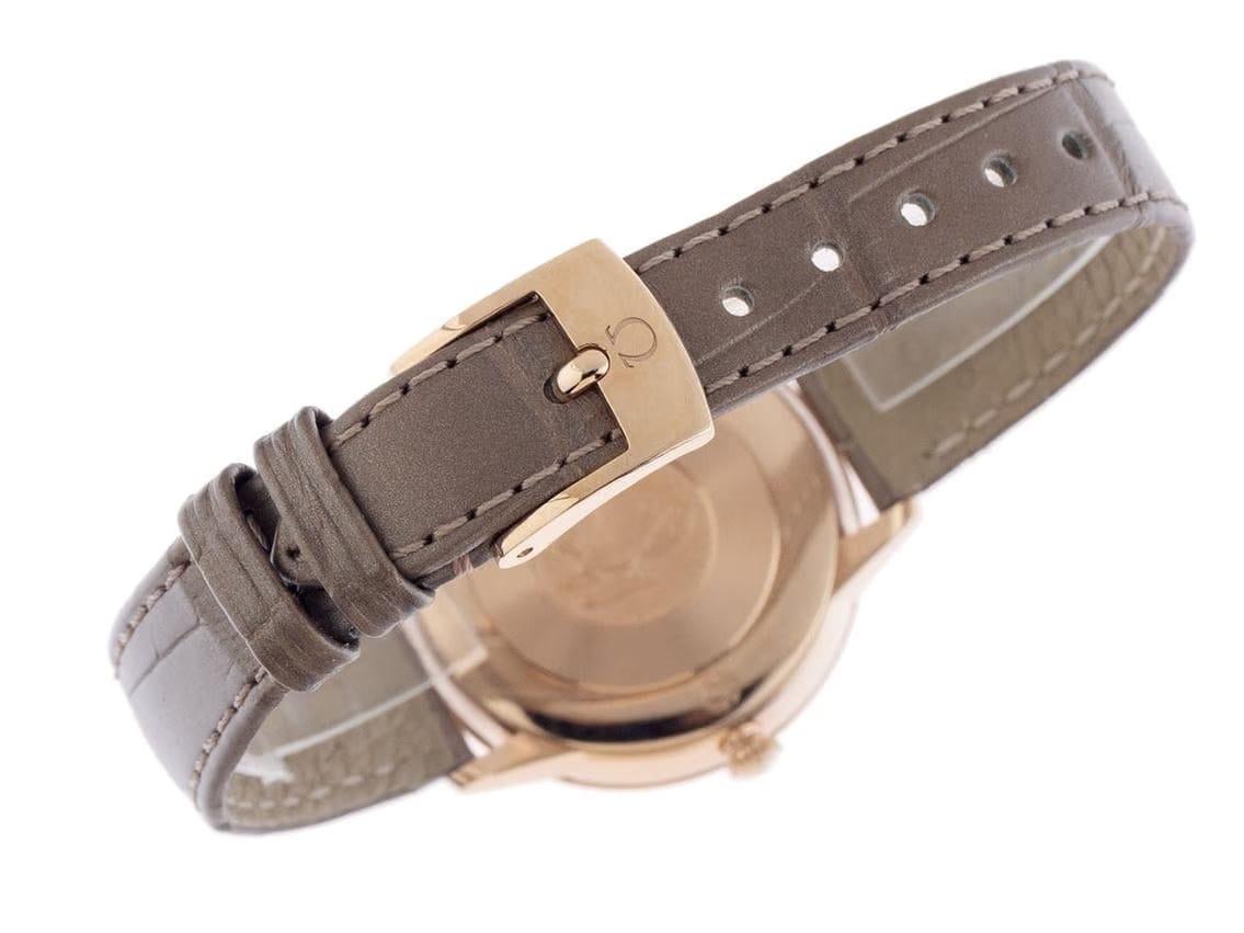 Omega De Ville Prestige Ref.434.53.30.60.55.001 2025 Full Set Ungetragen De Ville Prestige 18kt Sedna™-Gold Diamanten Perlmutt