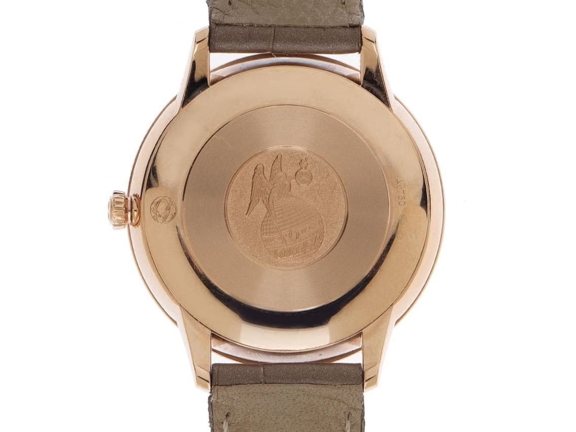 Omega De Ville Prestige Ref.434.53.30.60.55.001 2025 Full Set Ungetragen De Ville Prestige 18kt Sedna™-Gold Diamanten Perlmutt