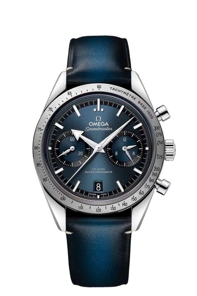 Omega Speedmaster '57 Co-Axial Master Chronometer Chrono Blue NEW UNWORN 332.12.41.51.03.001
