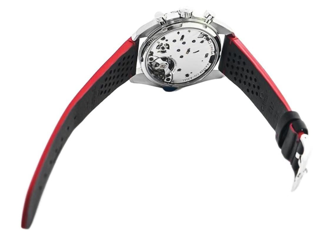 Omega Speedmaster Chronoscope Master Chronometer Chronograph 43mm Steel Case White Dial Black Leather Strap 329.32.43.51.02.001 NEW - Warranty start: 2026