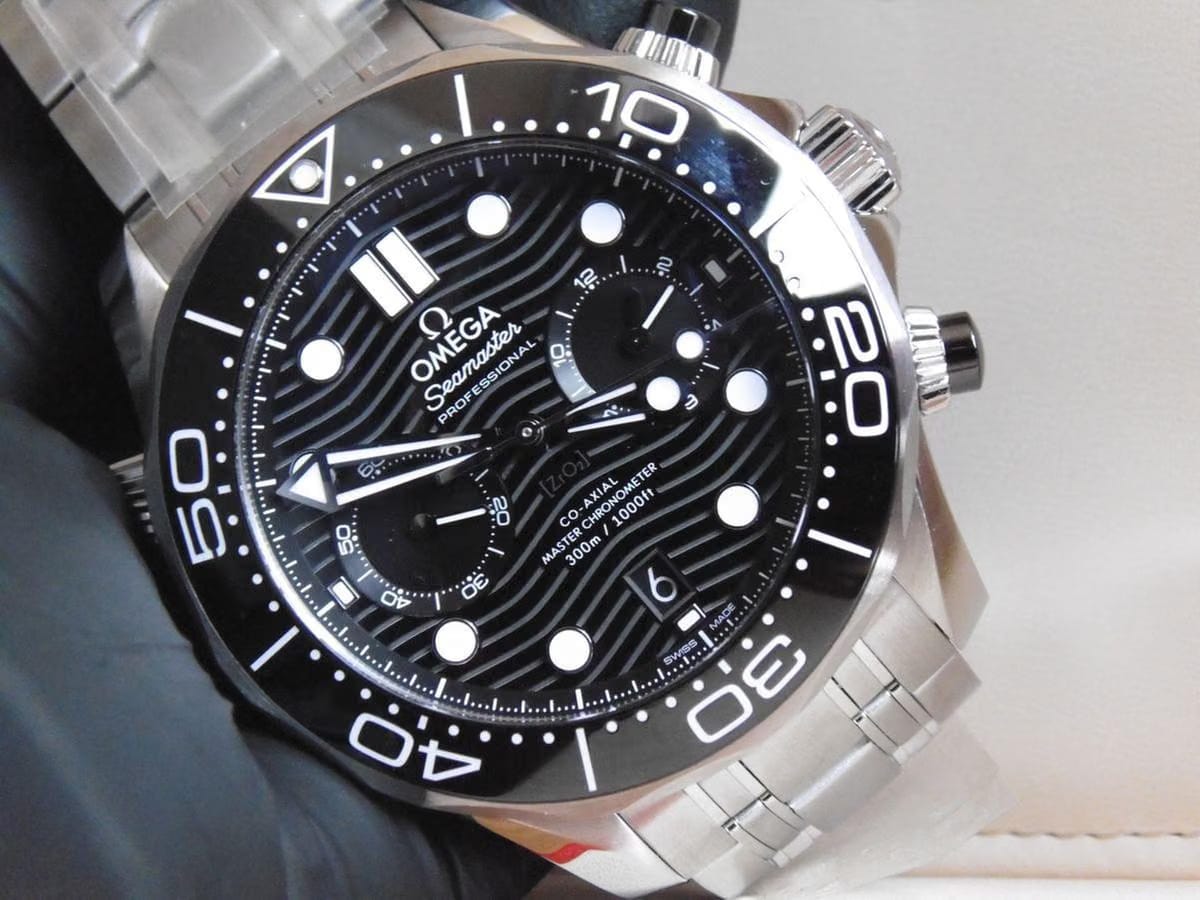 Omega Seamaster Diver 300 MCHRONO Diver 300m Automatic Black Dial 44mm 210.30.44.51.01.001