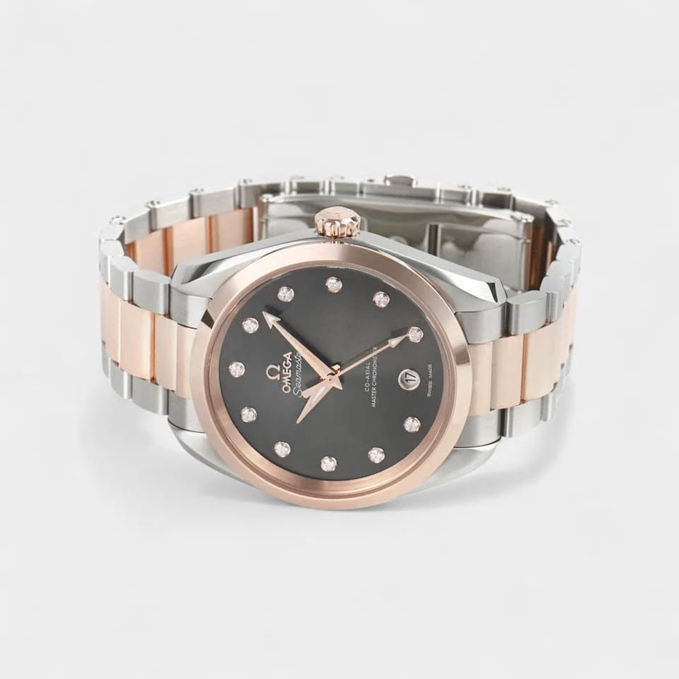 Omega Seamaster Aqua Terra Steel&Rose gold / 38mm / Box&Papers / 220.20.38.20.56.001