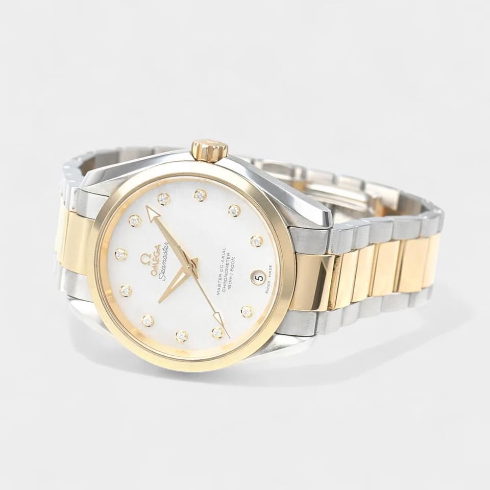 Omega Seamaster Aqua Terra Co-axial Steel&Yellow gold / 38.5 mm Box&Papers 231.20.39.21.55.004
