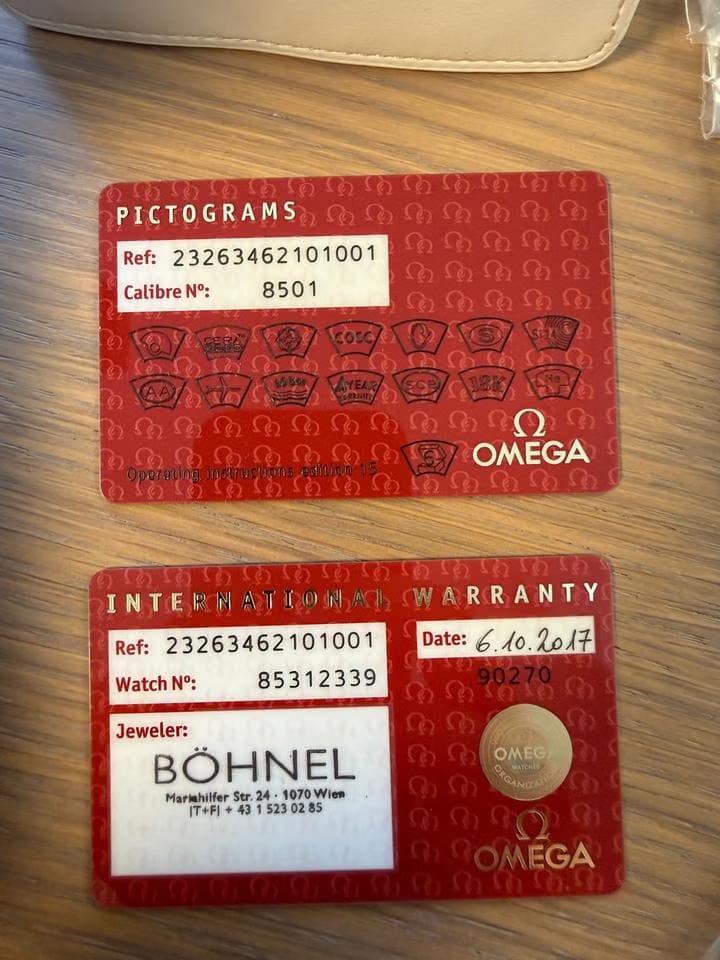 Omega Seamaster Planet Ocean18 K Gold – Full Set – Sealed