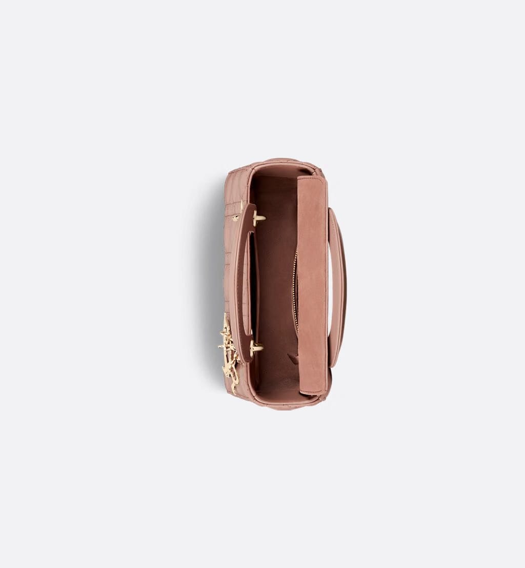 Small Lady Dior My ABCDior Bag Blush Cannage Lambskin