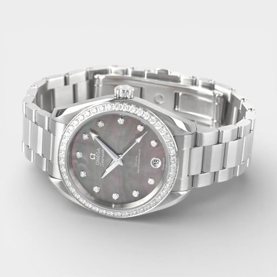 Omega Seamaster Aqua Terra Steel / 34 mm / Box&Papers / 220.15.34.20.57.001