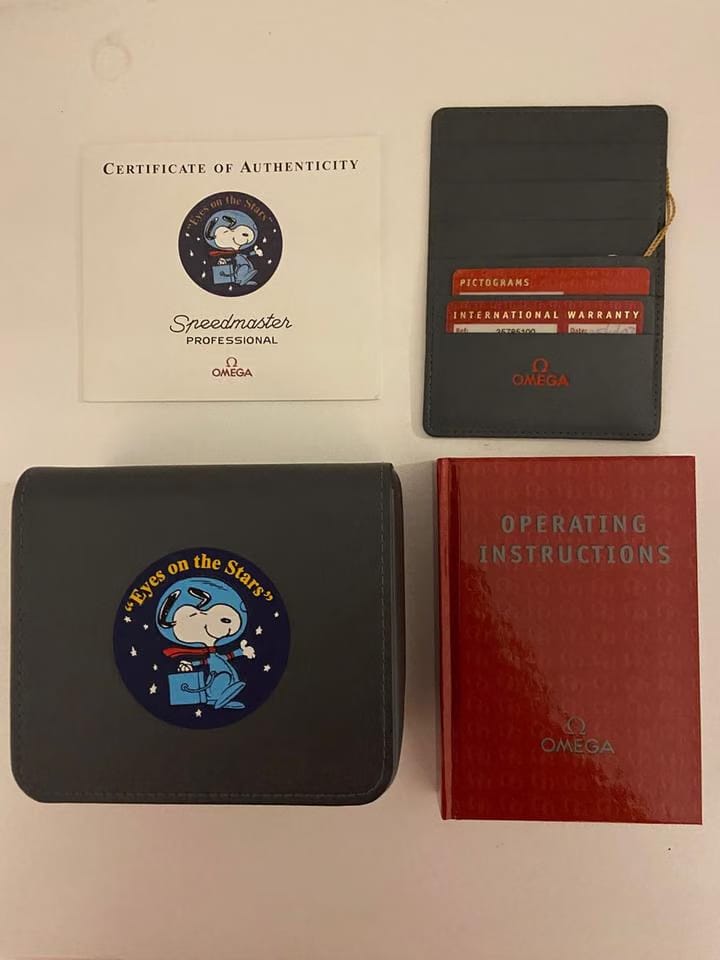Omega Speedmaster Snoopy Perfect & Unworn 3578.51 Rare Collector's Item 1st Edition