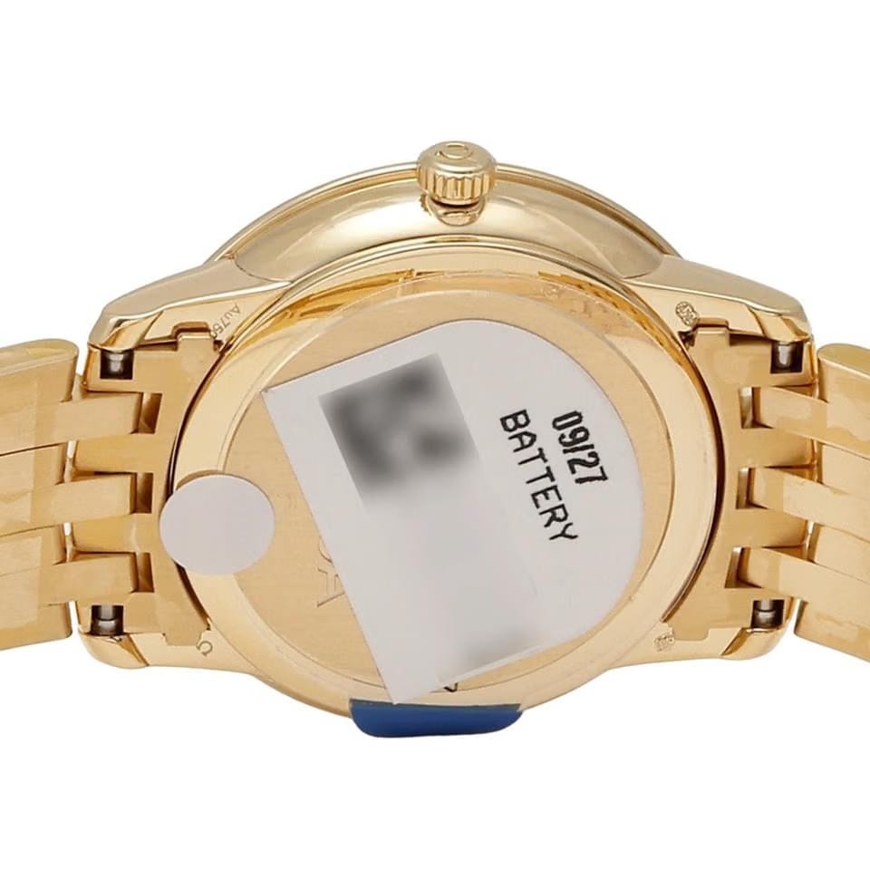 Omega De Ville Prestige424.55.27.60.58.001 Quartz Yellow Gold New