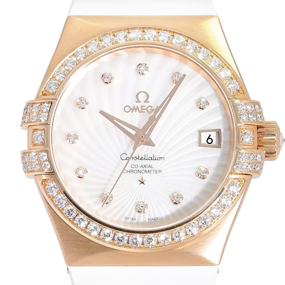 Omega Constellation Ladies123.57.35.20.55.001 Automatic Red Gold New