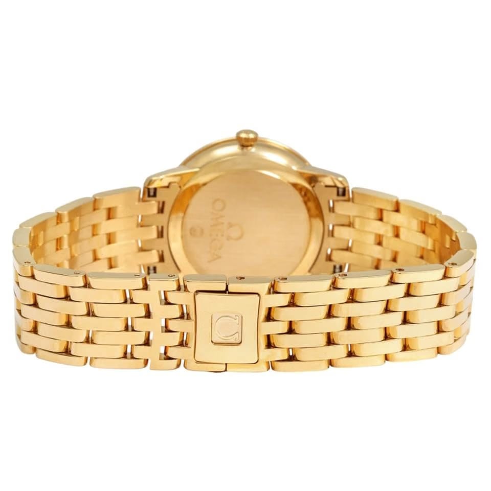 Omega De Ville Prestige424.55.27.60.55.001 Quartz Yellow Gold New