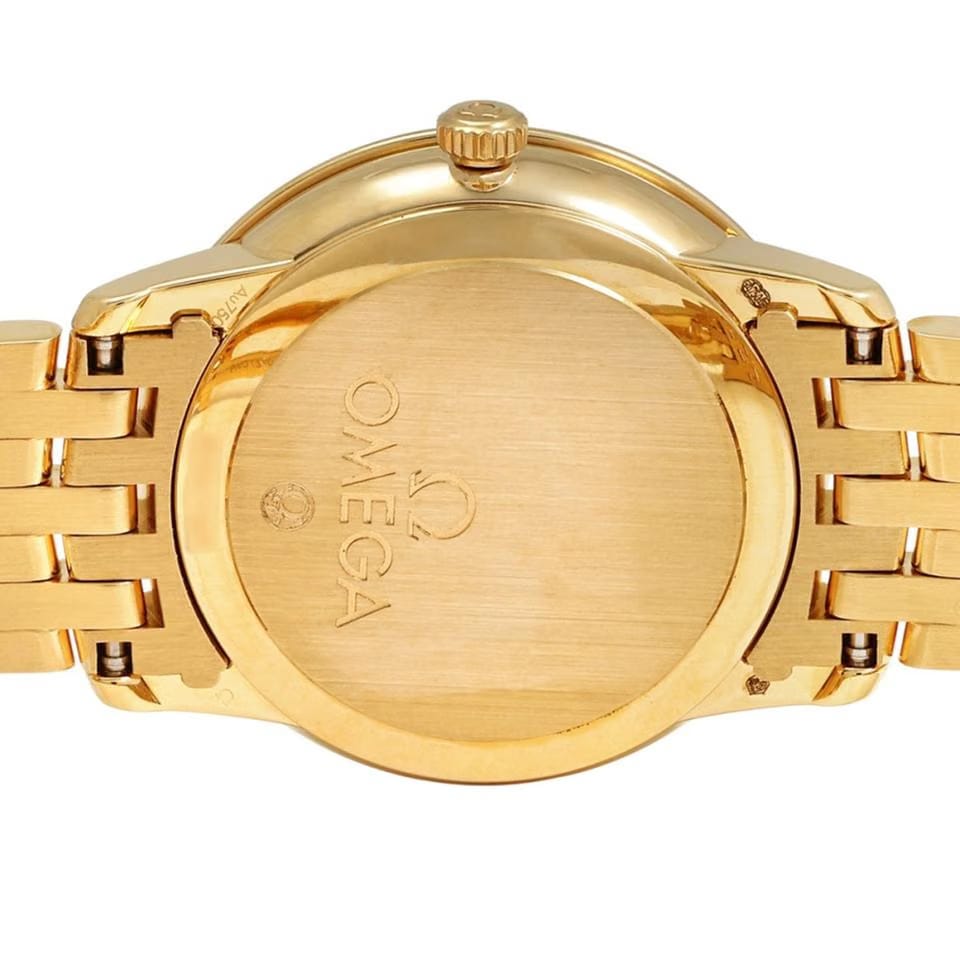 Omega De Ville Prestige424.55.27.60.55.001 Quartz Yellow Gold New