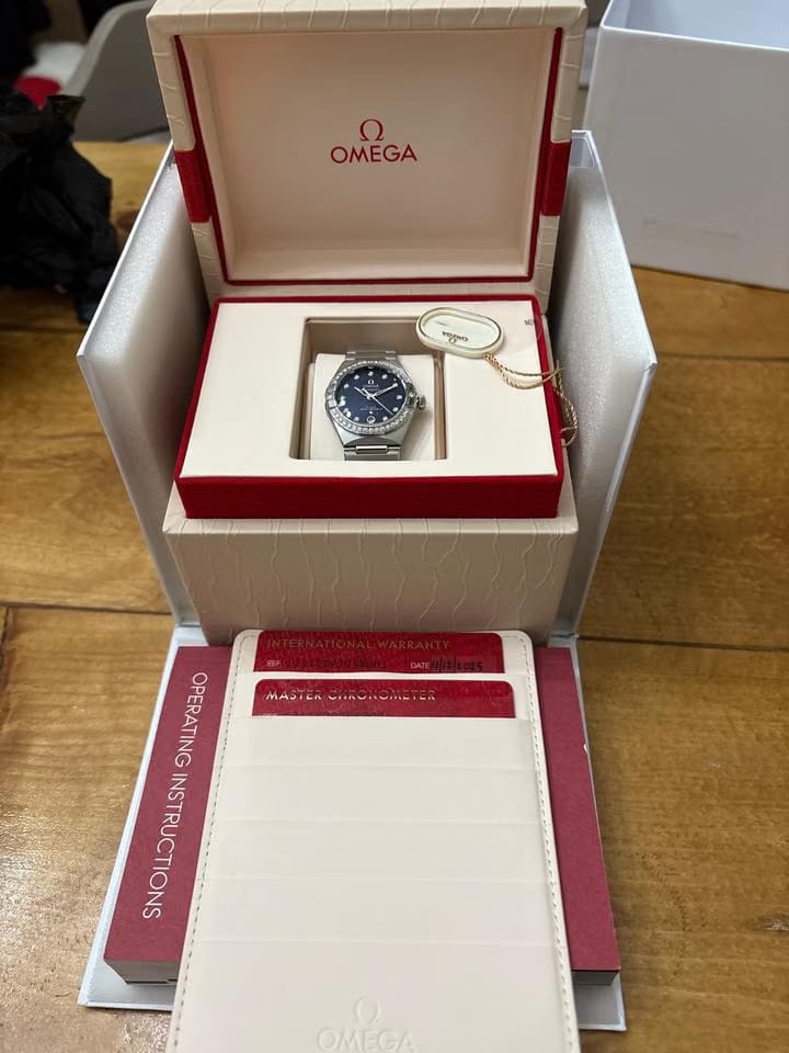 Omega Constellation Co‑Axial Master Chronometer November 2025 everything included