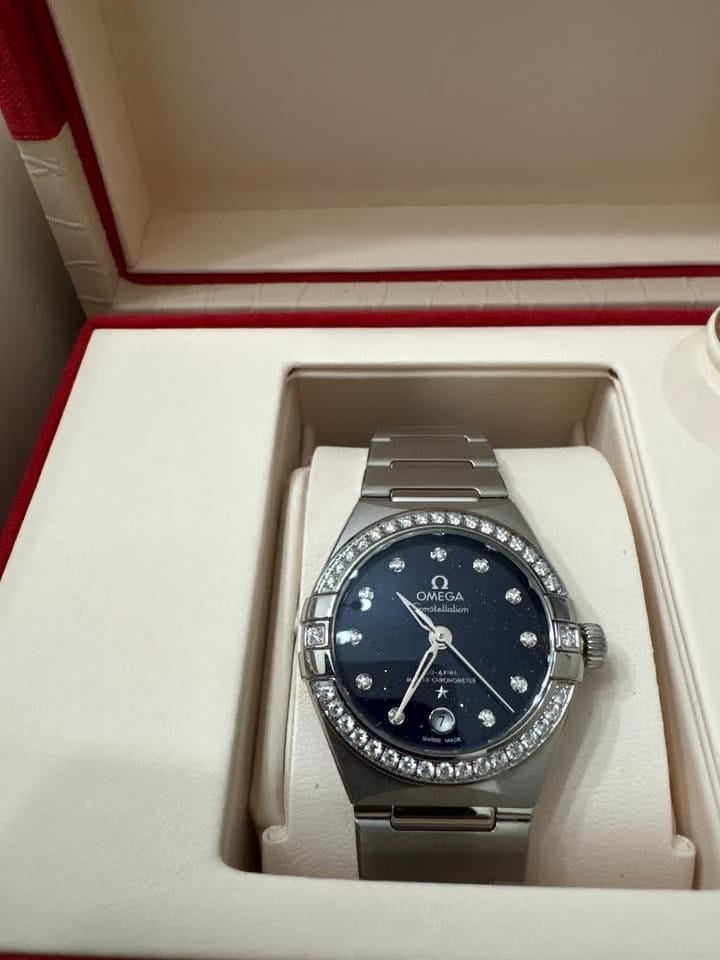 Omega Constellation Co‑Axial Master Chronometer November 2025 everything included