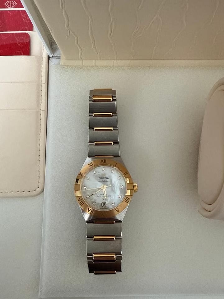 Omega Constellation Master Chronometer Manhattan CONSTELLATION 29 mm steel ‑ yellow gold.