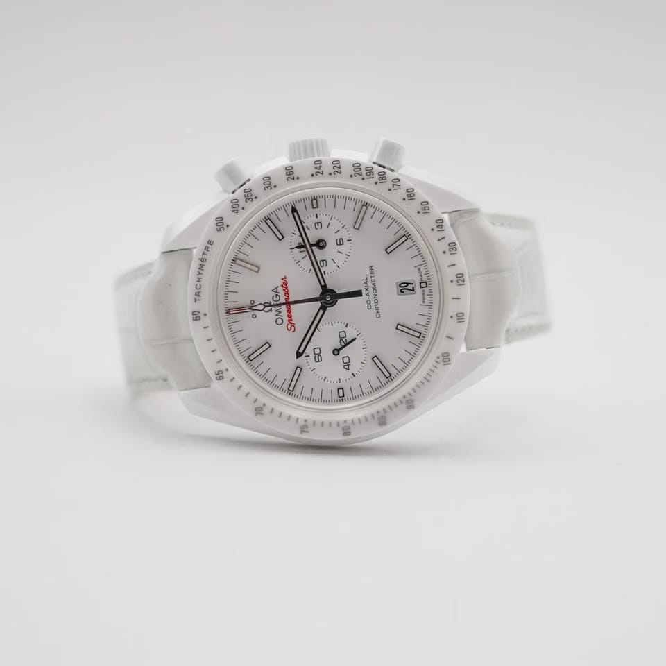Omega Speedmaster Co-Axial Chronograph White Side Of The Moon