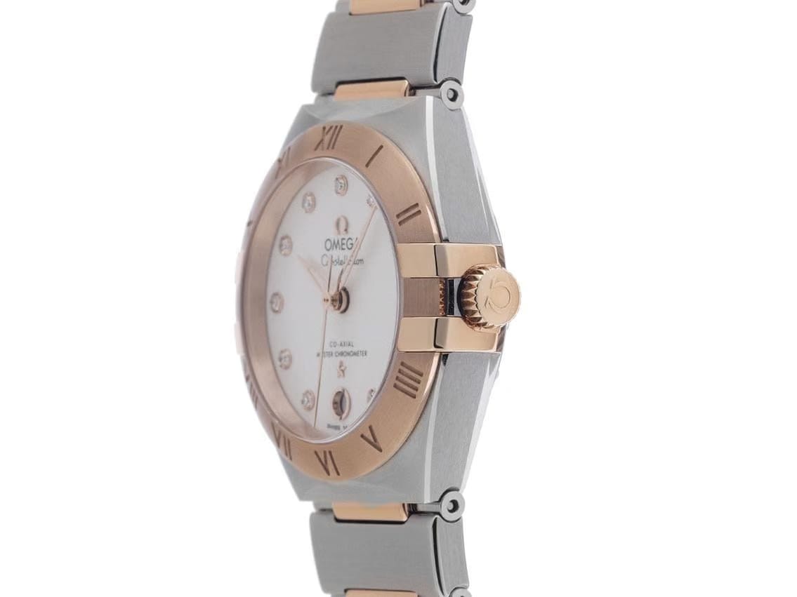 Omega Constellation Ref.131.20.29.20.55.001 2025 Full Set Ungetragen Constellation Diamanten Perlmutt