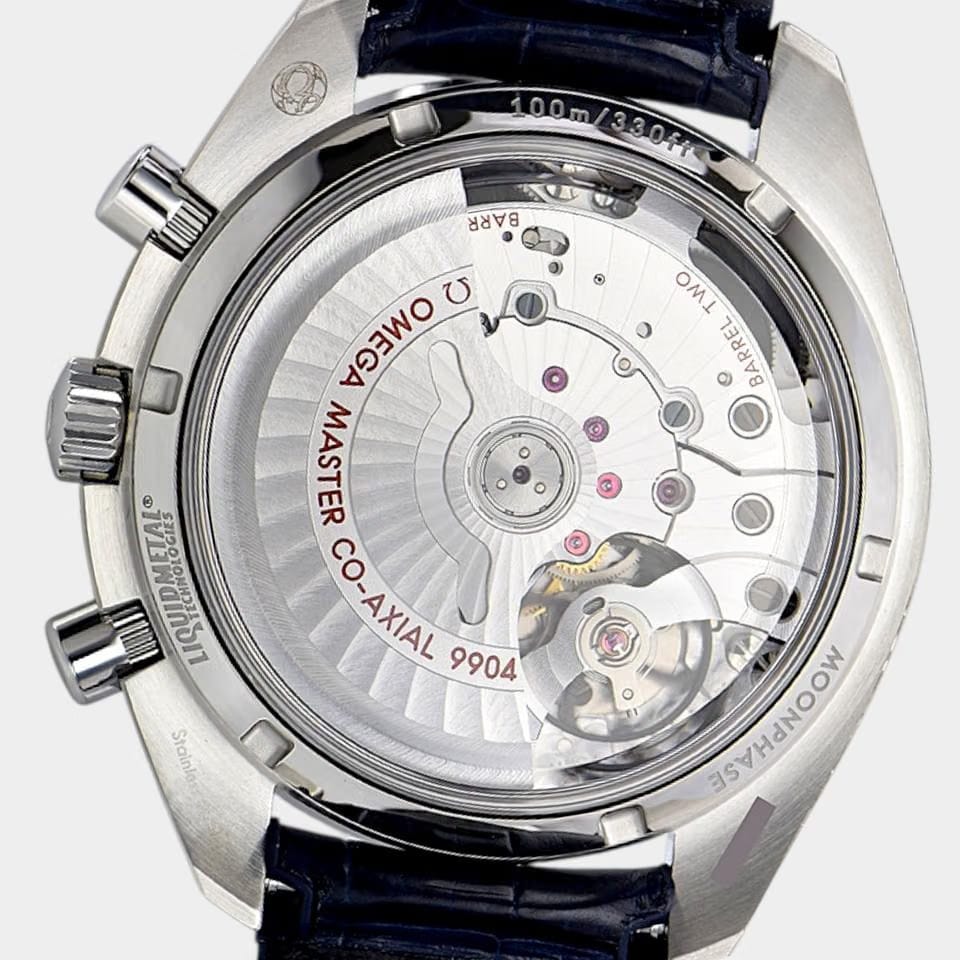 Omega Speedmaster Moonphase Co-Axial Master Chronometer Chronograph / Steel / 44.2 / Box&Papers 304.33.44.52.03.001