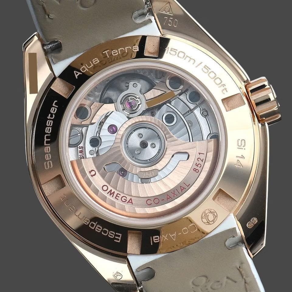 Omega Seamaster Aqua Terra Co-axial / Red gold / 30 mm / Box&Papers / 231.58.30.20.55.001