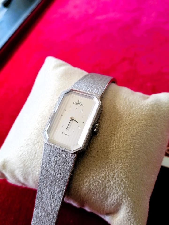 Omega Genève Weissgold Lady NOS