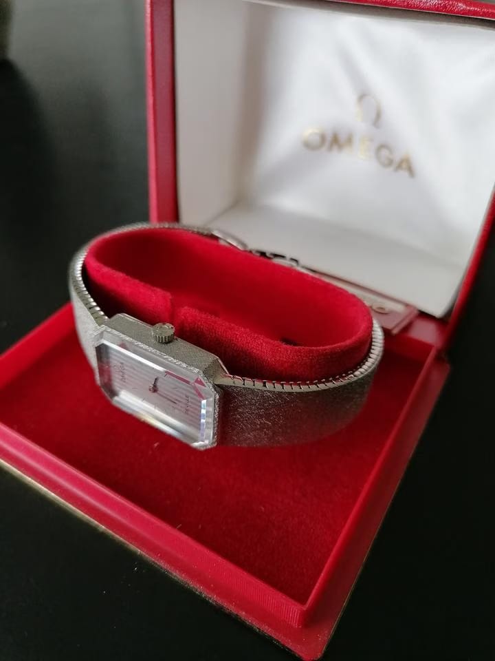 Omega Genève Weissgold Lady NOS
