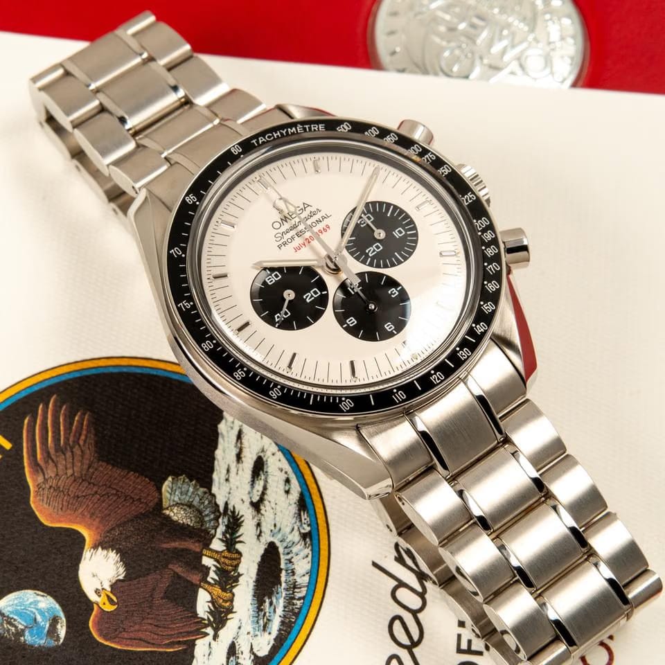 Omega Speedmaster Professional Moonwatch Apollo 11 New NOS Stickers Full stickers New NOS No original waranty No original Box