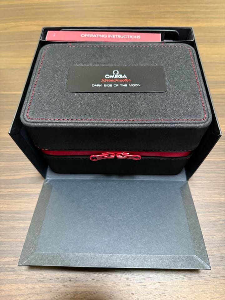 Omega Speedmaster Dark Side Of The Moon 'Alinghi' Full Set Alinghi