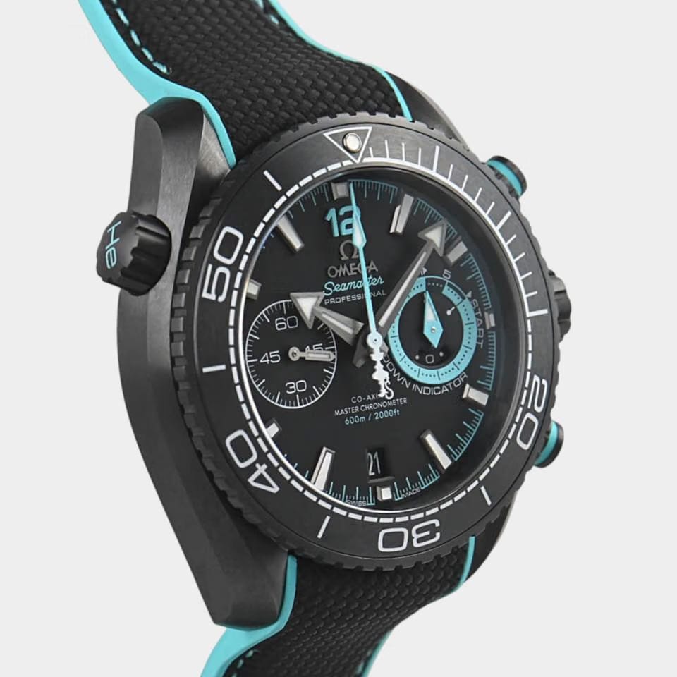 Omega Seamaster Planet Ocean Chronograph Ceramic / 45.5 mm / Box&Papers / 215.92.46.51.01.003