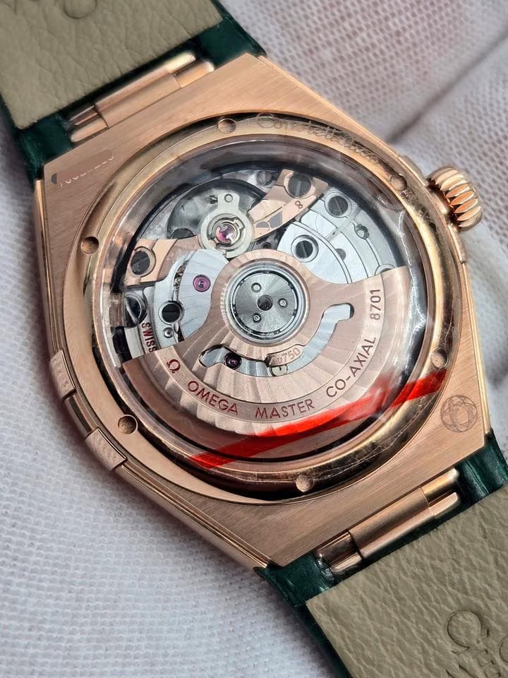 Omega Constellation Chronometer Green Aventurine Dial Factory Diamond Markers
