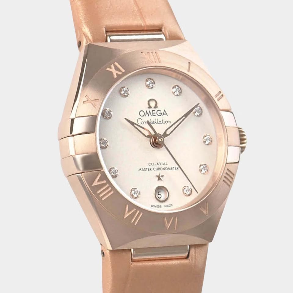 Omega Constellation Diamonds / Rose gold / 29 mm / 131.53.29.20.52.002
