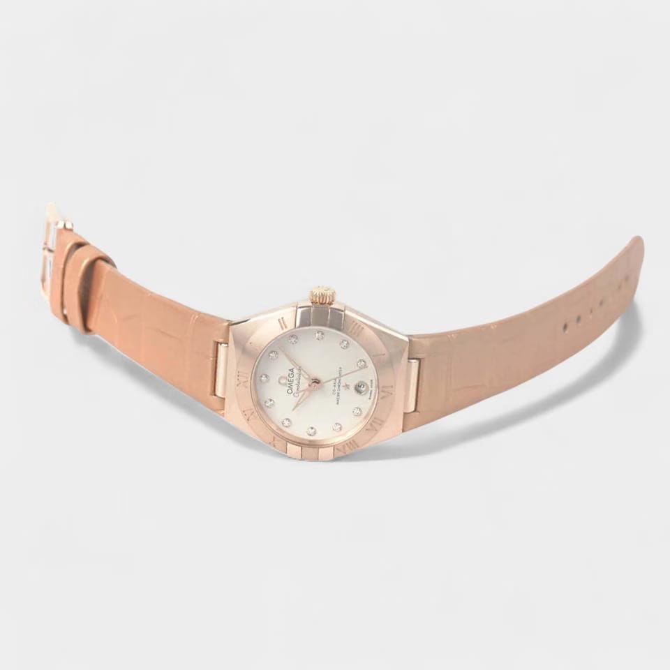 Omega Constellation Diamonds / Rose gold / 29 mm / 131.53.29.20.52.002