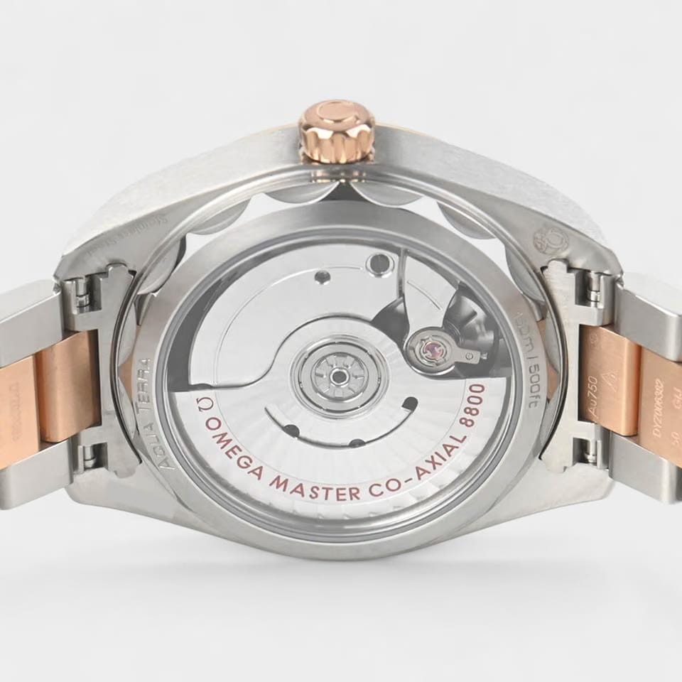 Omega Seamaster Aqua Terra Steel&Rose gold / 34 mm / Box&Papers / 220.20.34.20.59.00