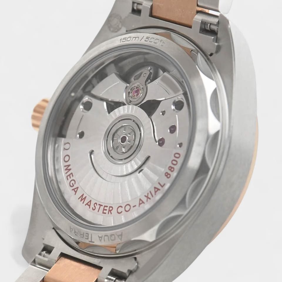 Omega Seamaster Aqua Terra Steel&Rose gold / 34 mm / Box&Papers / 220.20.34.20.59.00