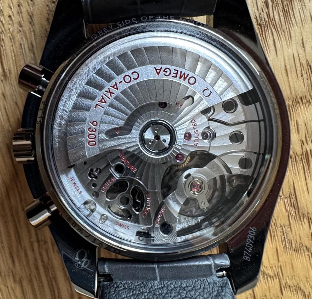 Omega Speedmaster Moonwatch Meteorite Omega Speedmaster Grey Side Of The Moon with Meteorite face