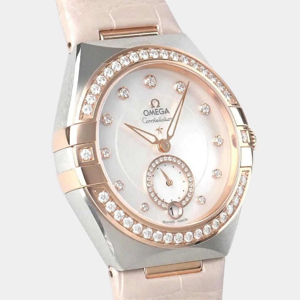 Omega Constellation Diamonds / Steel&Rose gold / 34 mm / 131.28.34.20.55.001
