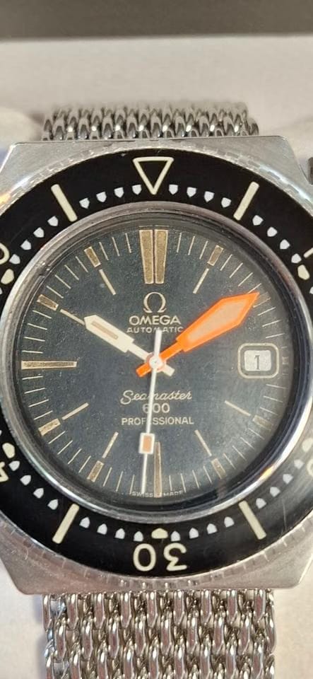 Omega Seamaster Plo Prof600 Plo Prof Full Set Omega Milanaisband roter Sicherheitsdrücker extra