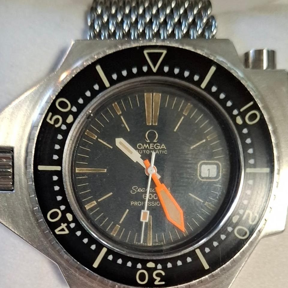 Omega Seamaster Plo Prof600 Plo Prof Full Set Omega Milanaisband roter Sicherheitsdrücker extra