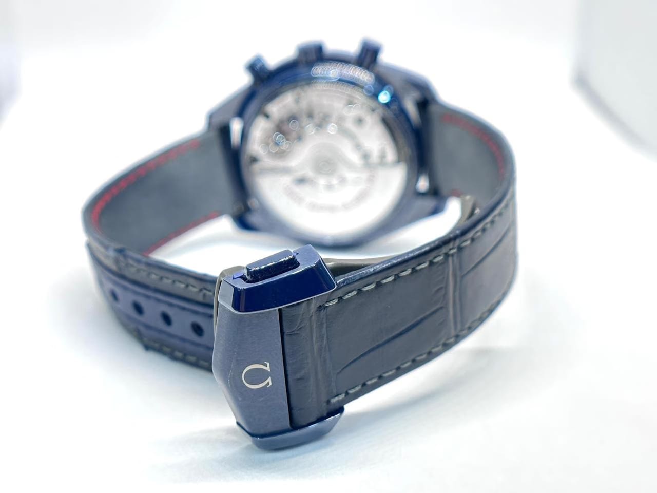 Omega Speedmaster Moonphase Moonwatch Moonphase Blue Side of the Moon Ceramic