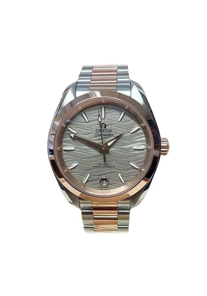 Omega Seamaster Aqua Terra150 M Master Chronometer 34mm Steel & Sedna Gold Case Grey Dial Steel Bracelet 220.20.34.20.06.001 NEW - Warranty start: 2026