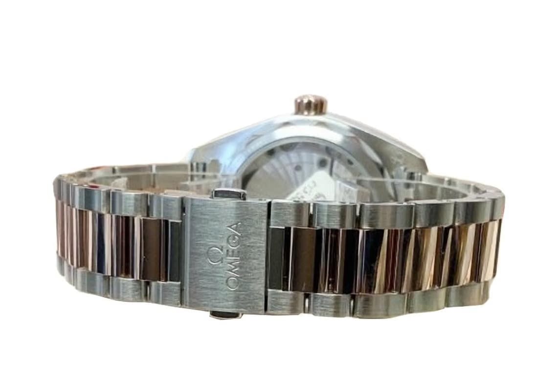 Omega Seamaster Aqua Terra150 M Master Chronometer 34mm Steel & Sedna Gold Case Grey Dial Steel Bracelet 220.20.34.20.06.001 NEW - Warranty start: 2026